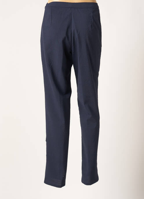 Pantalon droit bleu GUY DUBOUIS pour femme