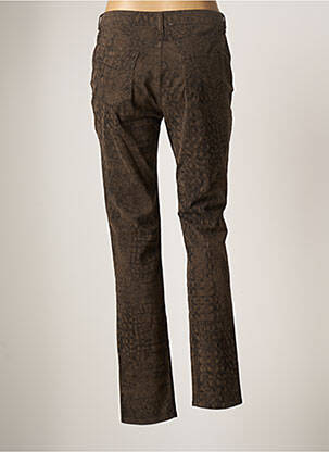 Pantalon slim stretch taille normale marron MERI & ESCA femme