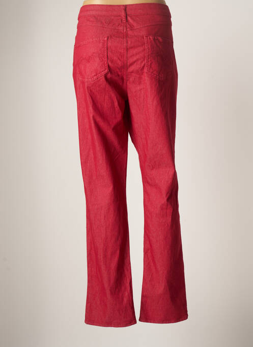 Jeans coupe slim rouge IMPULSION pour femme