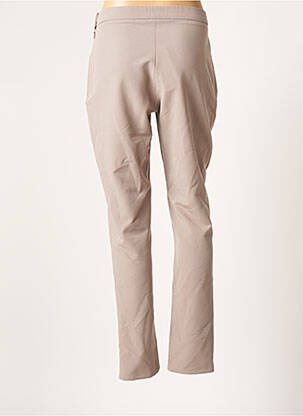 Pantalon droit stretch taille normale marron GUY DUBOUIS femme