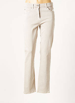 Pantalon droit stretch taille normale gris ANGELIKA femme