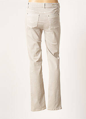 Pantalon droit stretch taille normale gris ANGELIKA femme