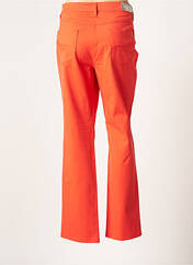 Pantalon droit orange GROSSE pour femme seconde vue