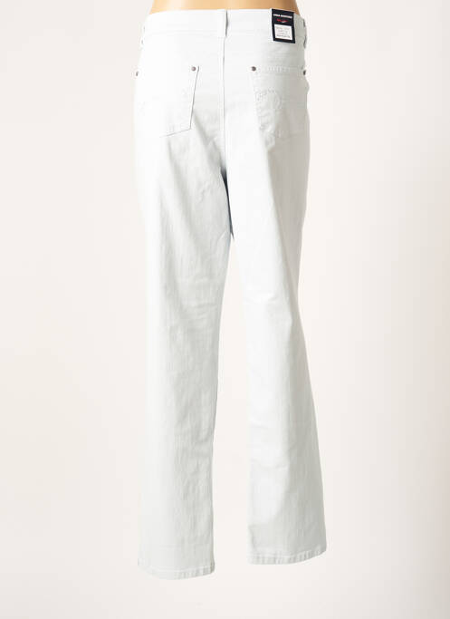 Pantalon droit bleu MONIKA pour femme