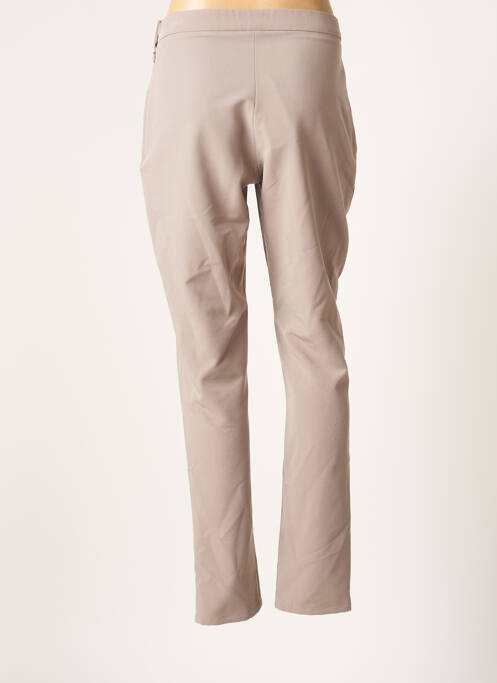 Pantalon droit marron GUY DUBOUIS pour femme