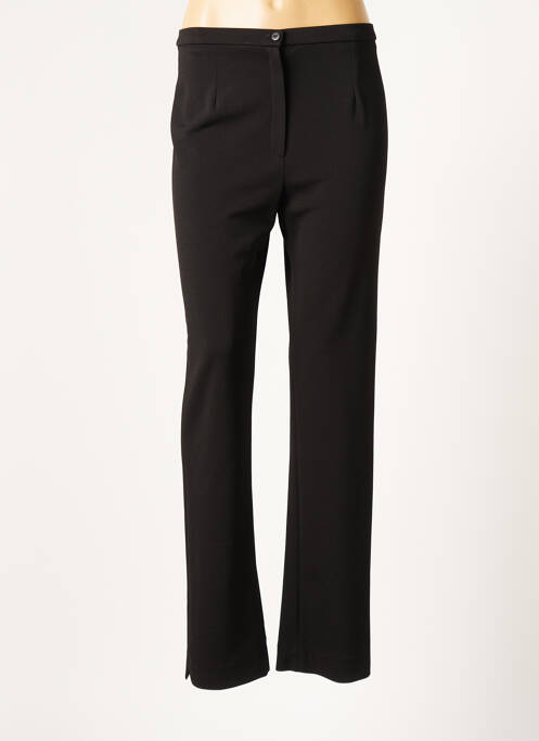 Pantalon droit noir GUY DUBOUIS pour femme