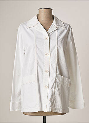 Veste casual col tailleur blanc PAKO LITTO femme