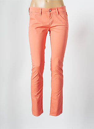 Pantalon slim taille basse taille basse rose MELTIN'POT femme
