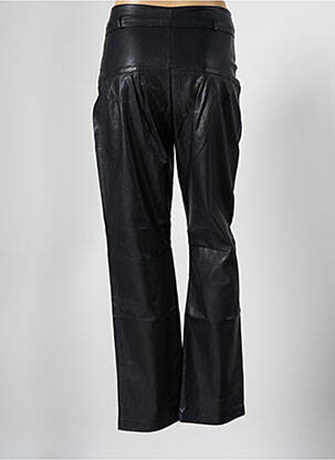 Pantalon droit stretch taille normale noir LILI SIDONIO femme