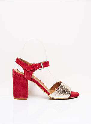 Sandales/Nu pieds rouge MALLY pour femme