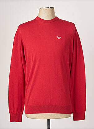 Pull rouge EMPORIO ARMANI pour homme