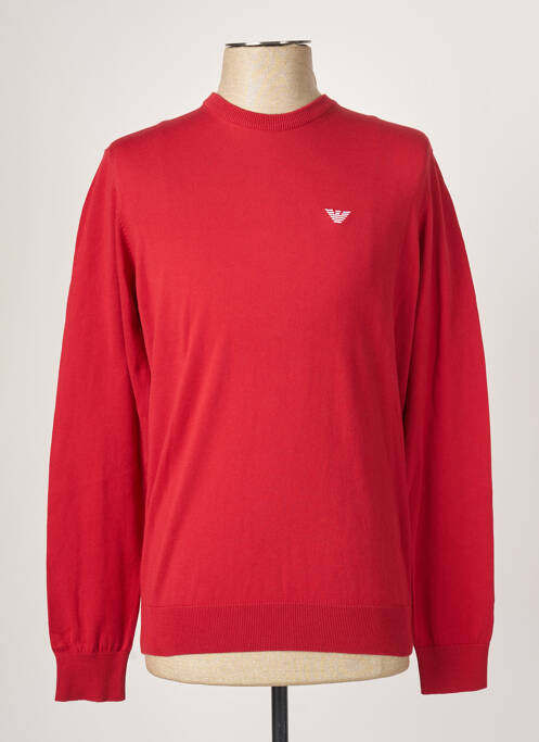 Pull rouge EMPORIO ARMANI pour homme