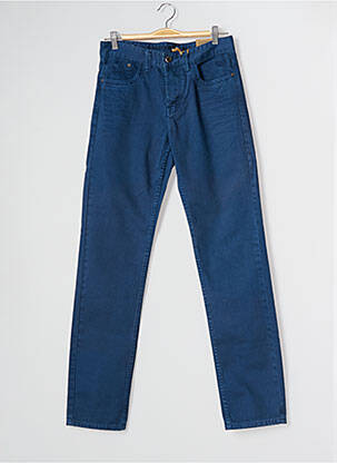 Pantalon droit bleu BENSON & CHERRY pour homme