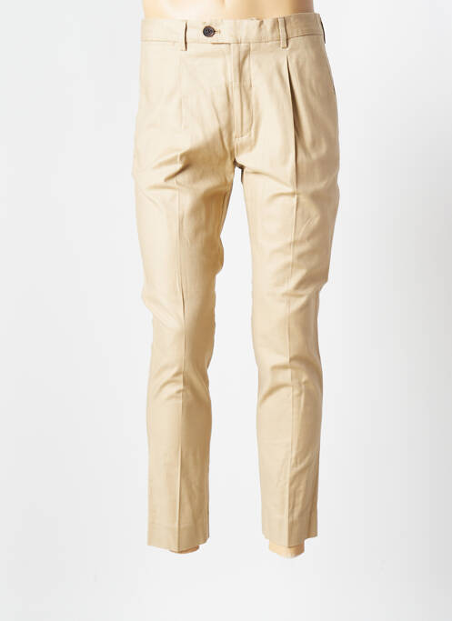 Pantalon chino beige SELECTED pour homme