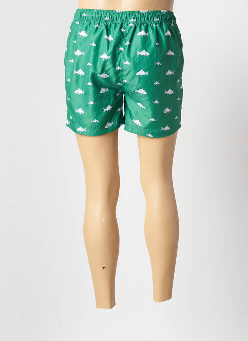 Short de bain vert SELECTED pour homme