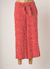 Pantalon 7/8 rouge PIECES pour femme seconde vue