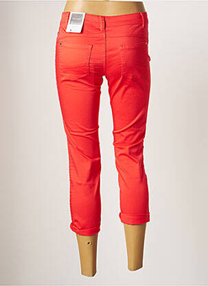 Pantacourt stretch taille normale orange STREET ONE femme