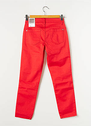 Pantacourt stretch taille basse rouge STREET ONE femme
