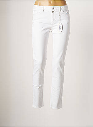 Jeans coupe slim blanc EDC BY ESPRIT pour femme