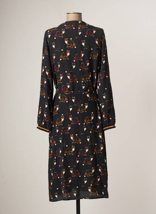 Robe mi-longue bleu GEISHA pour femme