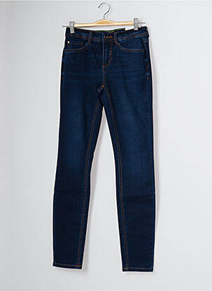 Jeans coupe slim broderie rivets taille normale bleu STREET ONE femme