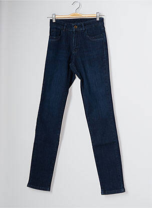 Jeans coupe slim slim taille haute bleu PARA MI femme