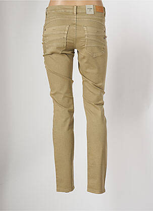 Jeans coupe slim slim taille normale vert CREAM femme