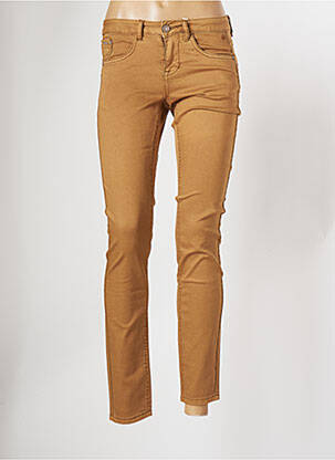 Jeans coupe slim slim taille normale marron CREAM femme