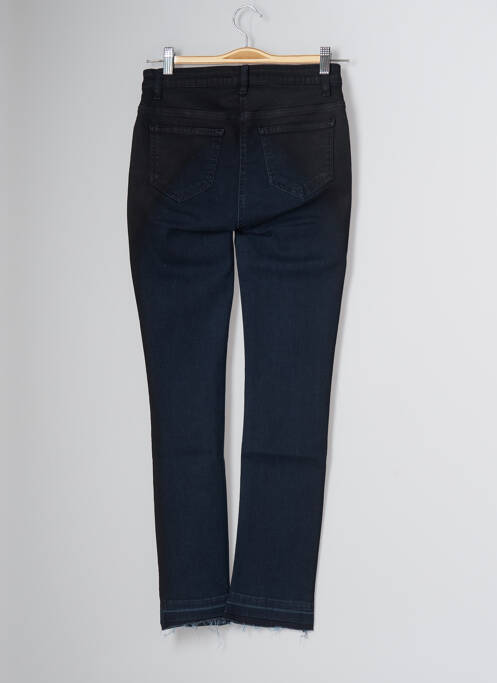 Jeans coupe slim noir LAUREN VIDAL pour femme