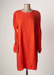 Robe mi-longue orange PURPLE'S pour femme seconde vue