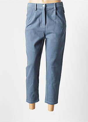 Pantacourt taille normale taille normale bleu SEE U SOON femme