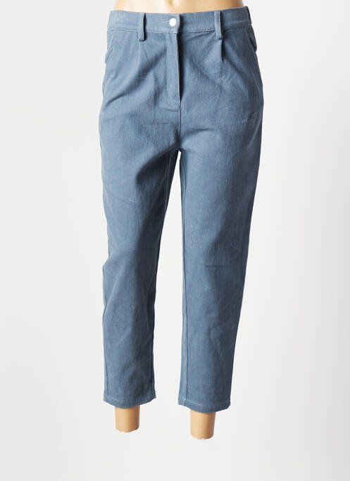 Pantacourt taille normale taille normale bleu SEE U SOON femme