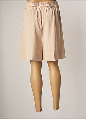 Bermuda taille élastique beige IN WEAR femme