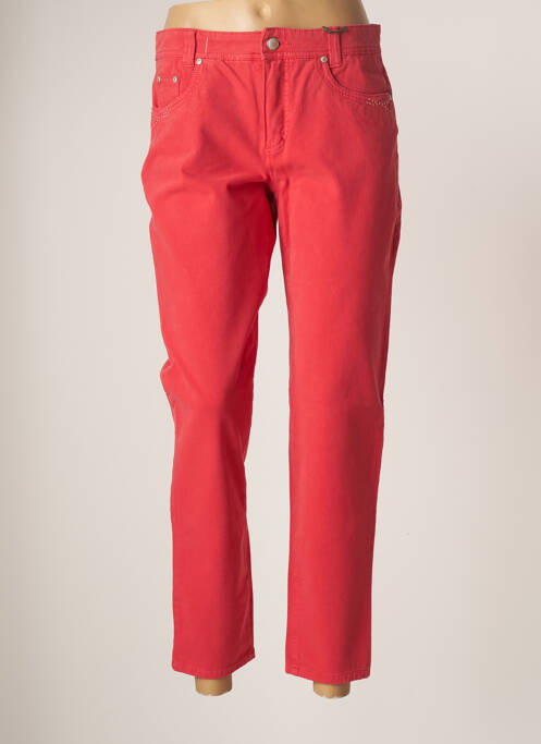 Pantalon slim rouge ANNA MONTANA pour femme