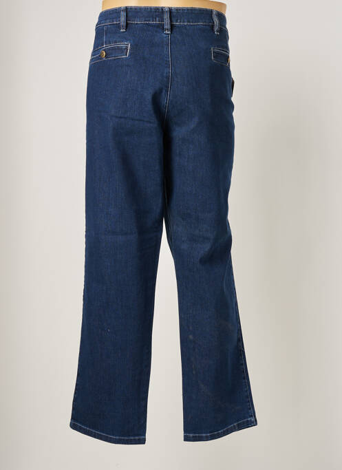 Jeans coupe droite bleu GIANCARLO pour homme