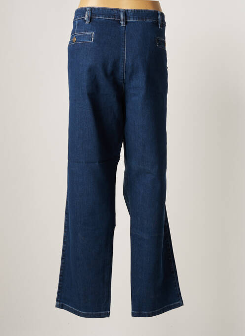 Jeans coupe droite bleu GIANCARLO pour homme