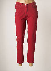 Jeans coupe slim rouge AGATHE & LOUISE pour femme seconde vue