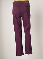 Pantalon slim violet AGATHE & LOUISE pour femme seconde vue