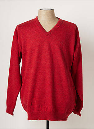 Pull rouge DUGER pour homme