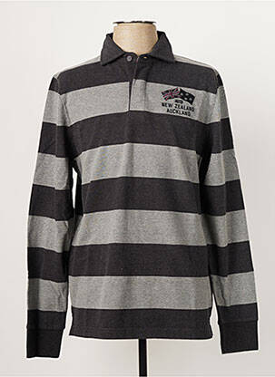 Polo gris NEW ZEALAND AUCKLAND pour homme