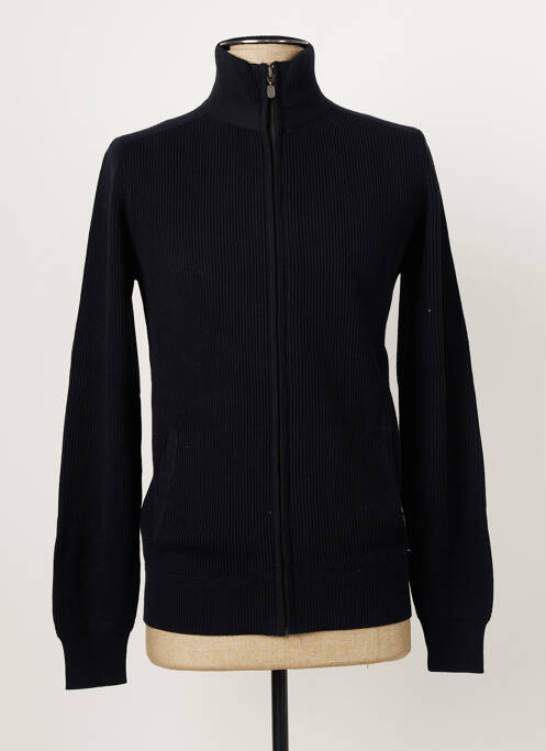 Gilet manches longues bleu OLLY GAN pour homme