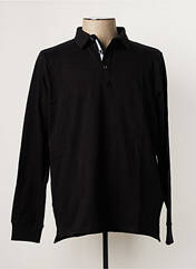 Polo noir SHILTON pour homme seconde vue