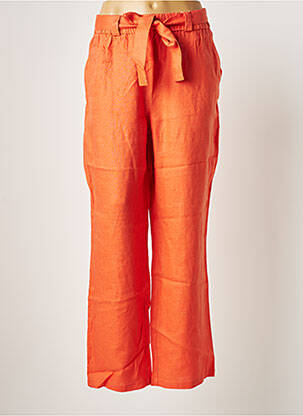 Pantalon large orange C'EST BEAU LA VIE pour femme