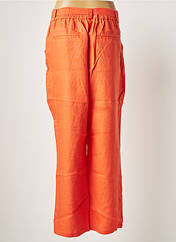 Pantalon large orange C'EST BEAU LA VIE pour femme seconde vue
