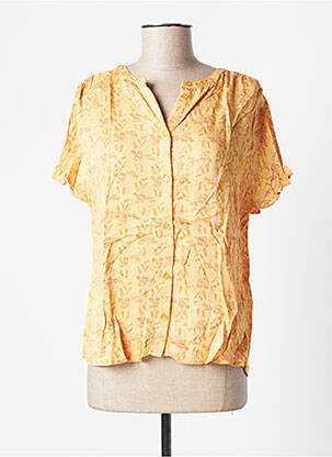 Chemisier manches courtes manches courtes orange VILA femme