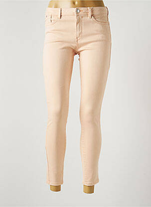 Jeans skinny stretch taille basse rose EDC femme