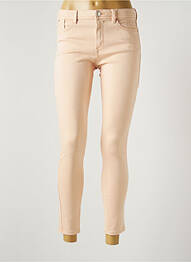 Jeans skinny stretch taille basse rose EDC femme