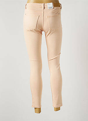 Jeans skinny stretch taille basse rose EDC femme