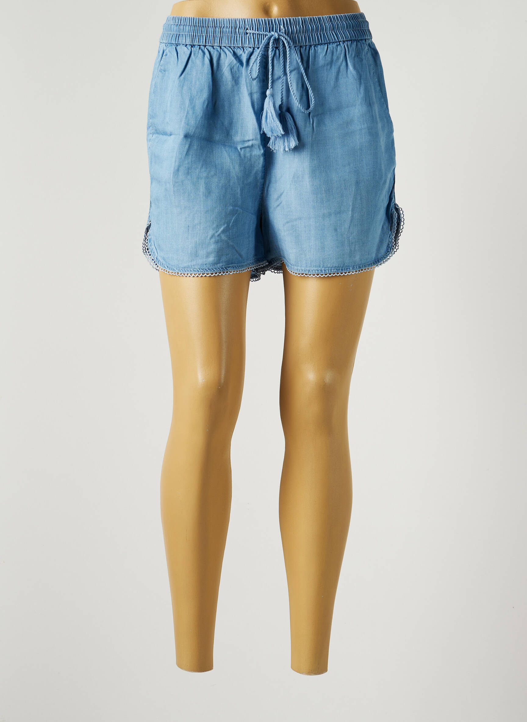 Short taille normale taille normale bleu VILA femme