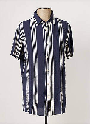 Chemise manches courtes manches courtes bleu SELECTED homme